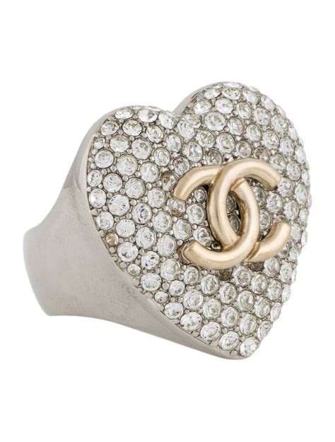 chanel heart ring that opens|chanel rings 18k.